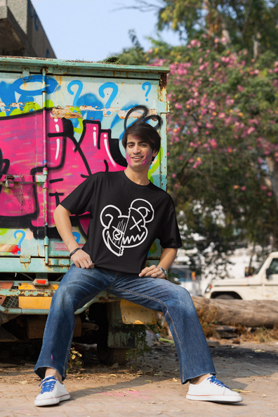 Teddy Drop Printed T-Shirt